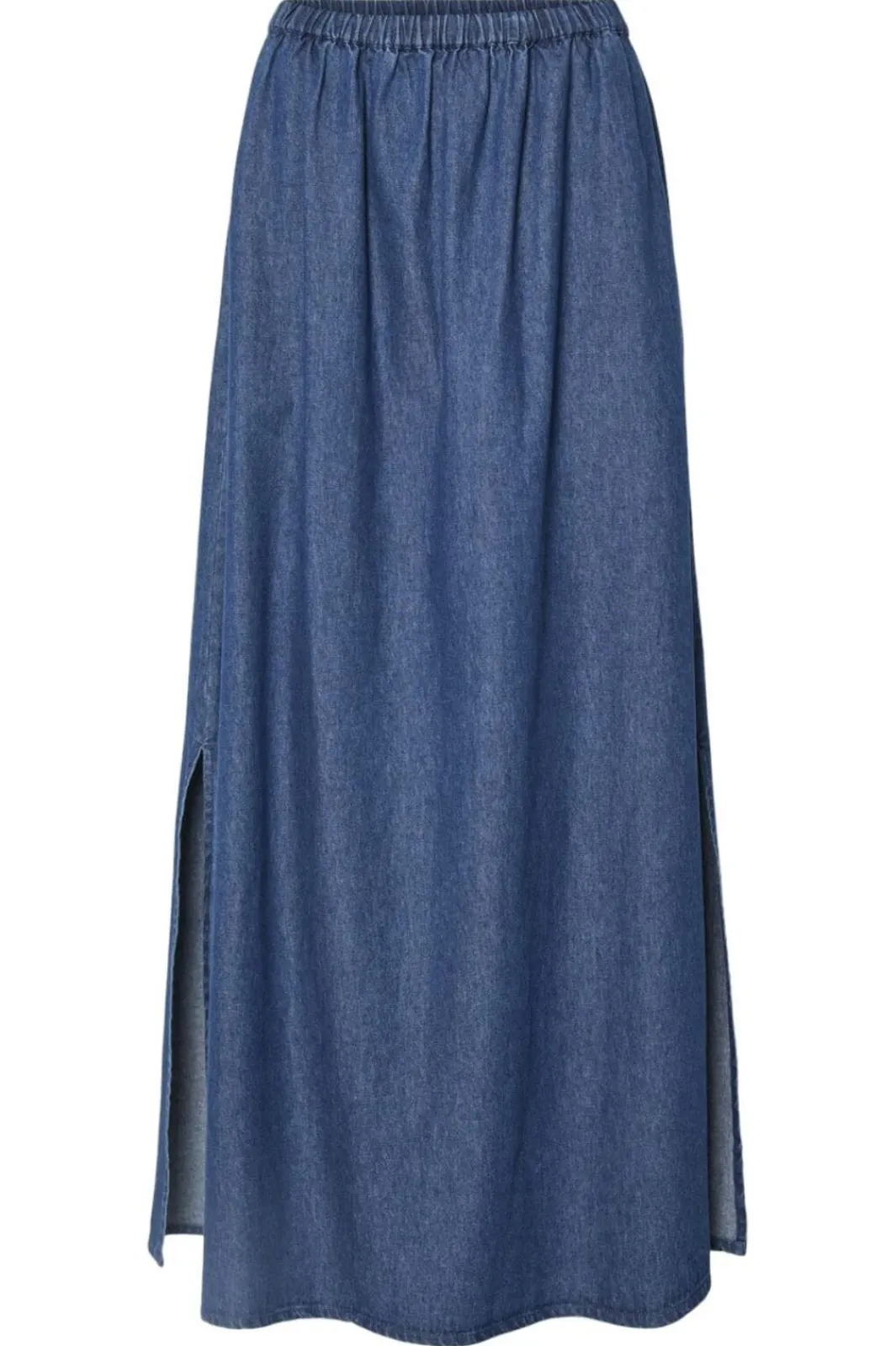 Discount Pieces Pctenim Maxi Skrit 4755398 Medium Blue Denim