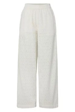Online Pieces Pctyla Wide Pants Pp 4935355 Cloud Cream