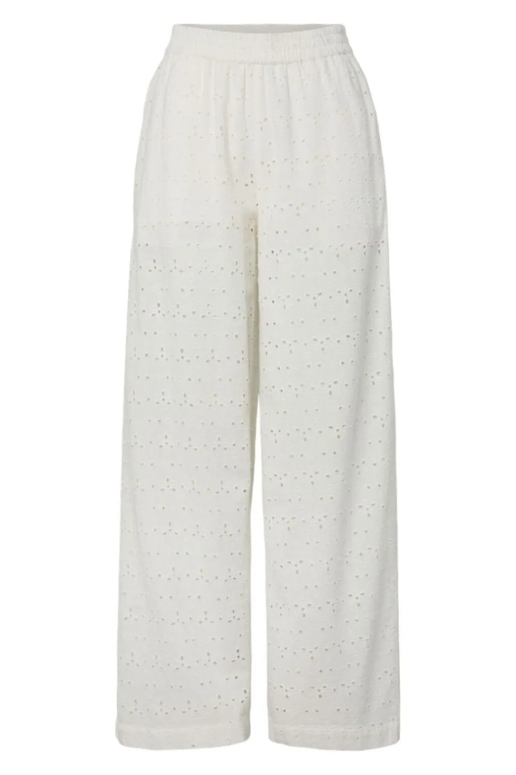Online Pieces Pctyla Wide Pants Pp 4935355 Cloud Cream