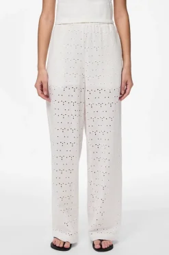 Online Pieces Pctyla Wide Pants Pp 4935355 Cloud Cream