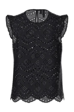 Best Pieces Pcvilde Sl Top 4649448 Black