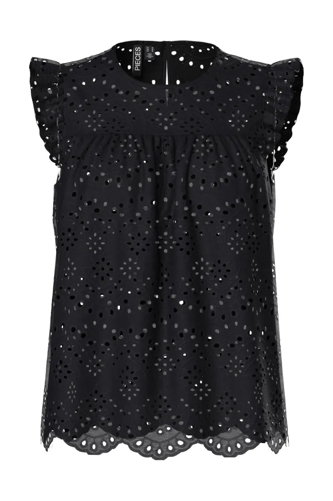 Best Pieces Pcvilde Sl Top 4649448 Black