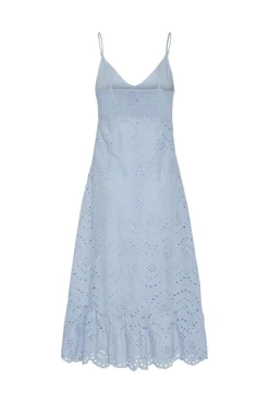 Sale Pieces Pcvilde Strap Dress 4703760 Cashmere Blue