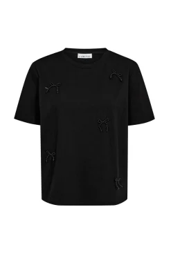 Best Haute L'Amitié Pearl Bow Tee HL10027 Black
