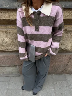 Hot Modström Pelhammd Stripe Polo 58613 12038