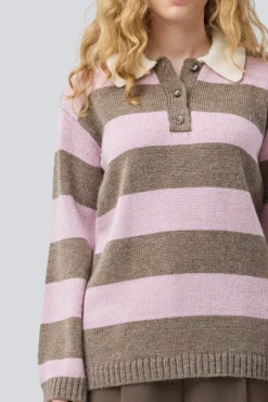 Hot Modström Pelhammd Stripe Polo 58613 12038
