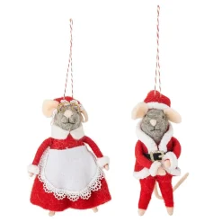 Online Bloomingville Peo Ornament, Rød, Uld 82061882 Red