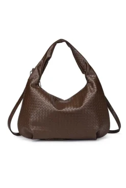 Clearance Noella Peony Hobo Bag 1040001 548 Dark Brown
