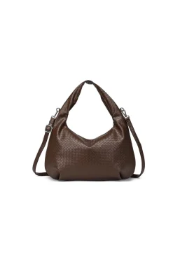 Clearance Noella Peony Hobo Bag 1040001 548 Dark Brown