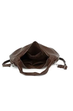 Clearance Noella Peony Hobo Bag 1040001 548 Dark Brown