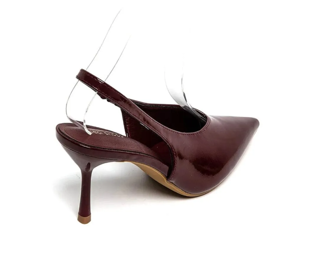 Online Bloom Peony Stiletto Burgundy