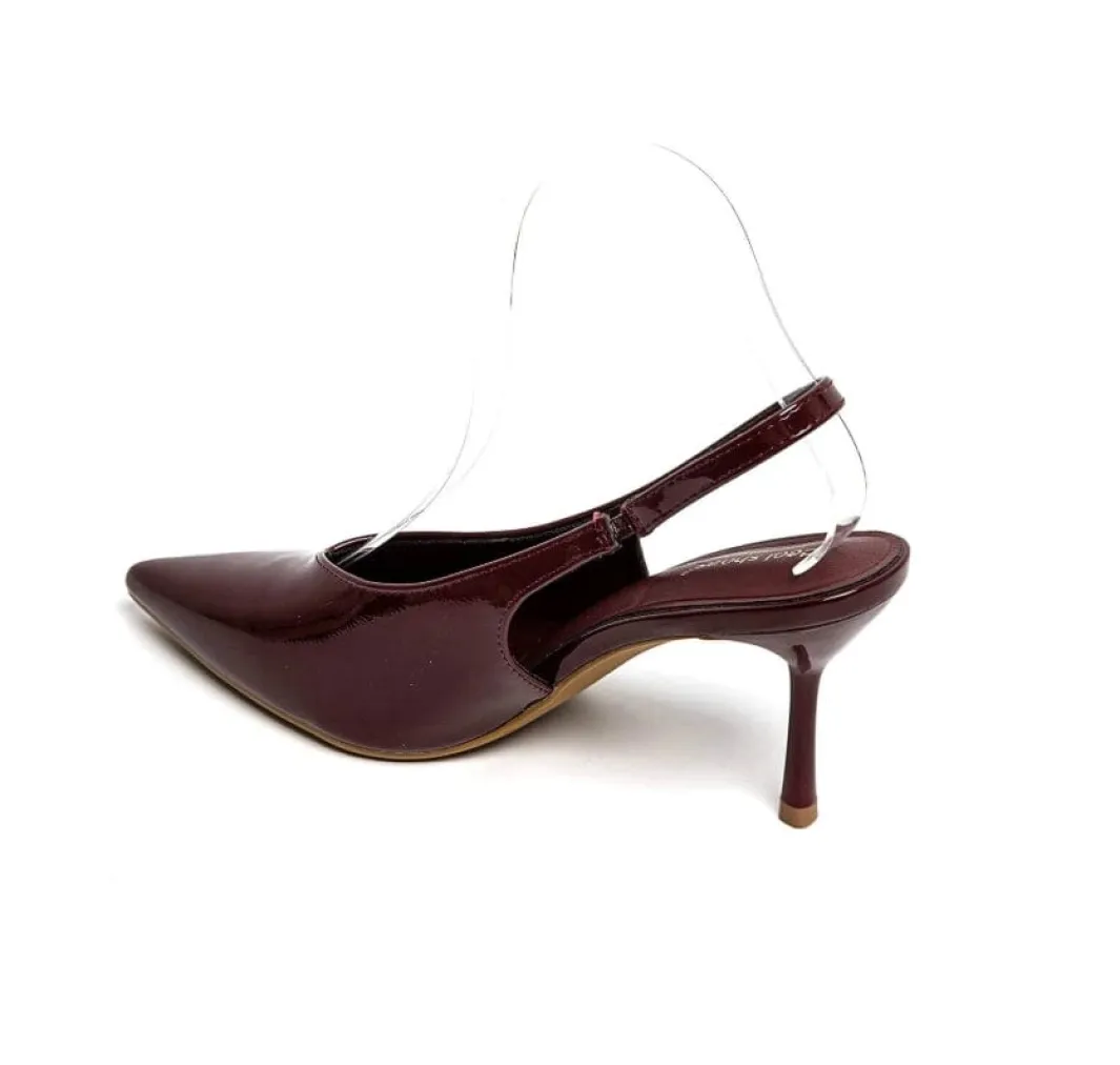 Online Bloom Peony Stiletto Burgundy