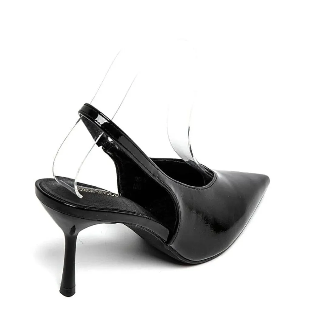 Discount Bloom Peony Stiletto Black