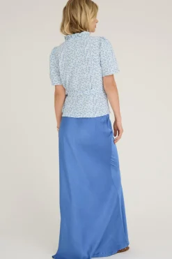 Discount A-View Peony Wrap Blouse 091 Blue/White