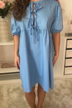 Outlet A-bee Pernille Dress Sky Blue
