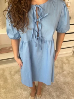 Outlet A-bee Pernille Dress Sky Blue