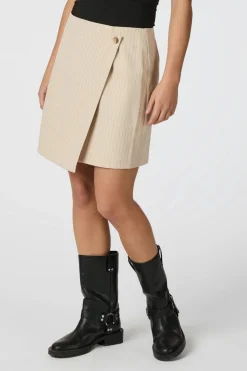 Online Neo Noir Petrani Pinstriped Skirt 165192 213