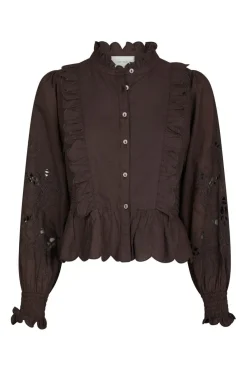 Outlet Neo Noir Petrine Embroidery Blouse 161136 676