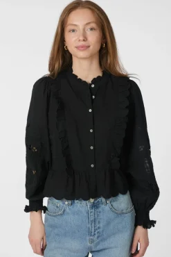 New Neo Noir Petrine Embroidery Blouse 161136 100