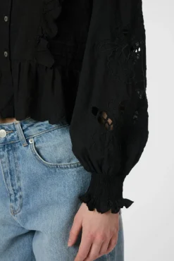 New Neo Noir Petrine Embroidery Blouse 161136 100