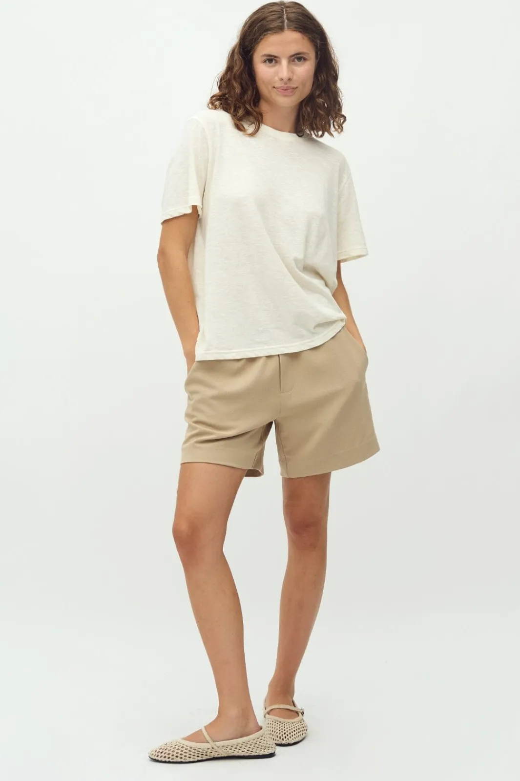Hot MbyM Phillipa Short-M 49998961 G36 White Pepper
