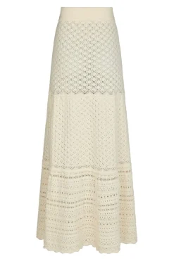 Online Neo Noir Pillina Crochet Knit Skirt 165220 122