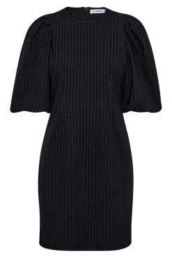 Co´Couture Pincc Wide Crop Puff Dress 36380 96 Black