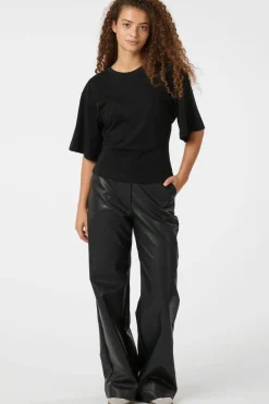 Online Neo Noir Pinur Faux Leather Pants 164609 100