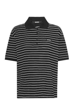 Hot Rotate Pique Shortsleeve Polo 115643000 1000 BLACK COMB.