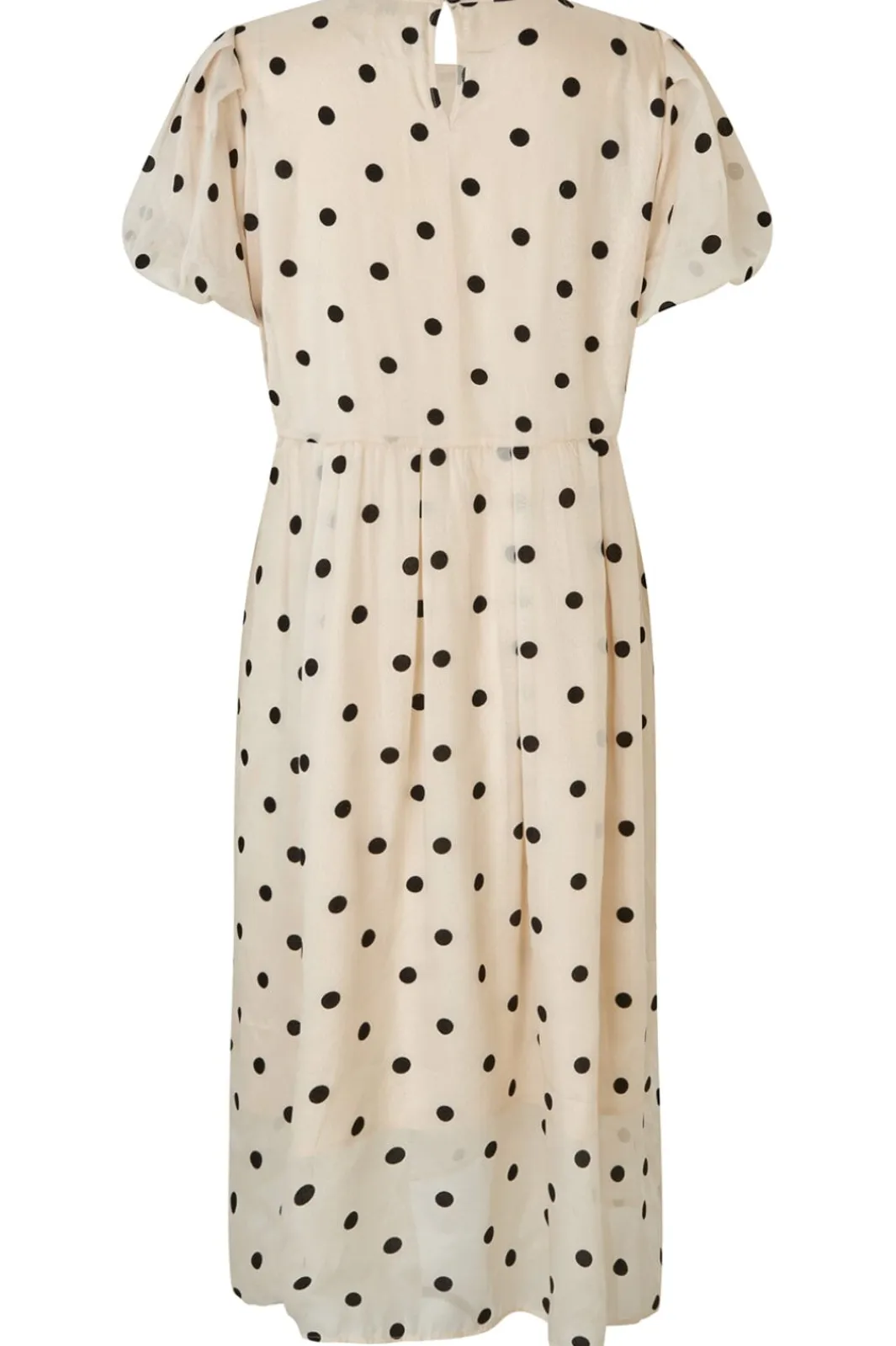 New Lollys Laundry Pisall Midi Dress Ss25132-3014 02 Creme