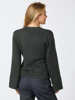 Clearance Neo Noir Pixie Knit Cardigan Antracit
