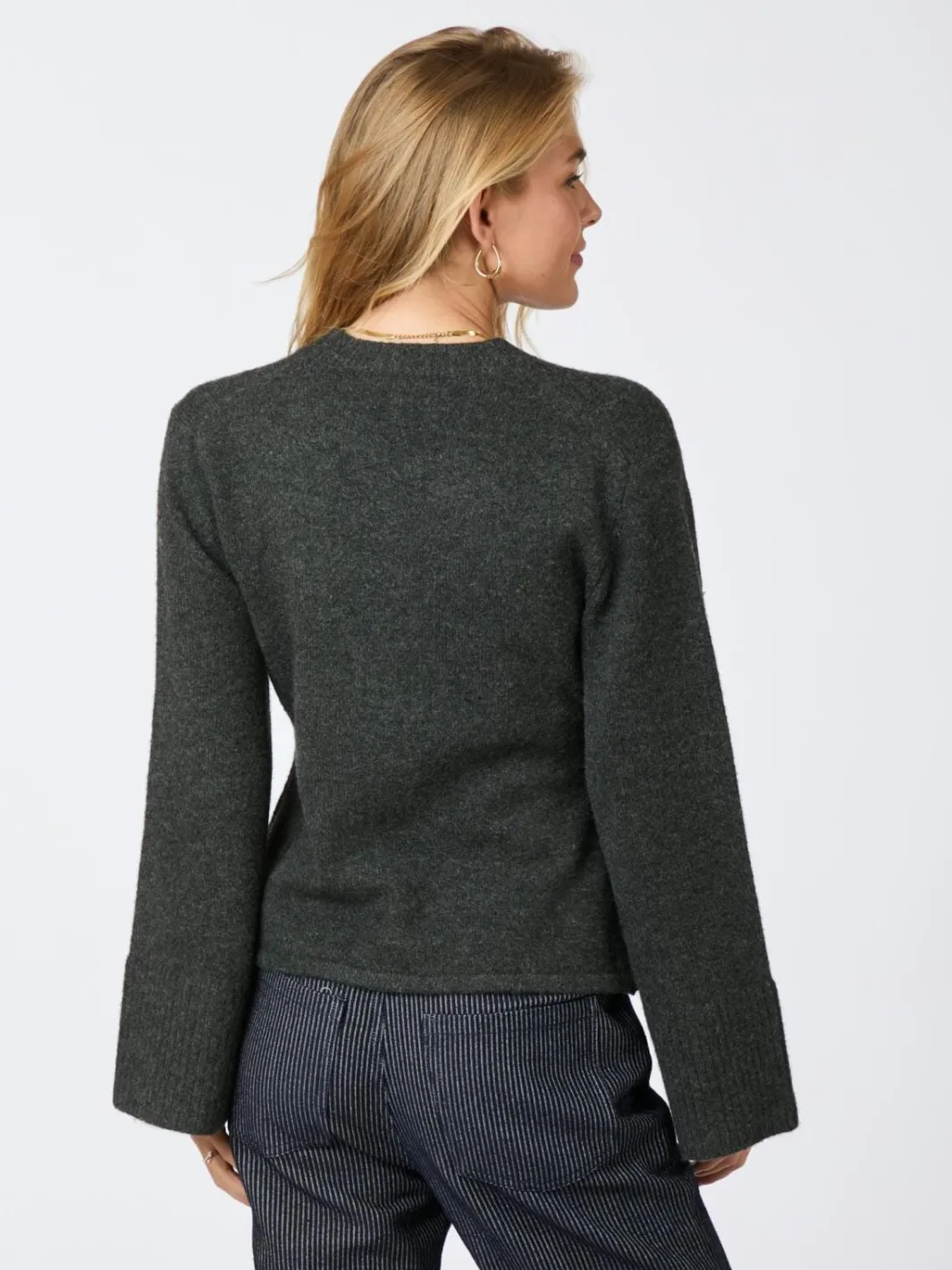 Clearance Neo Noir Pixie Knit Cardigan Antracit