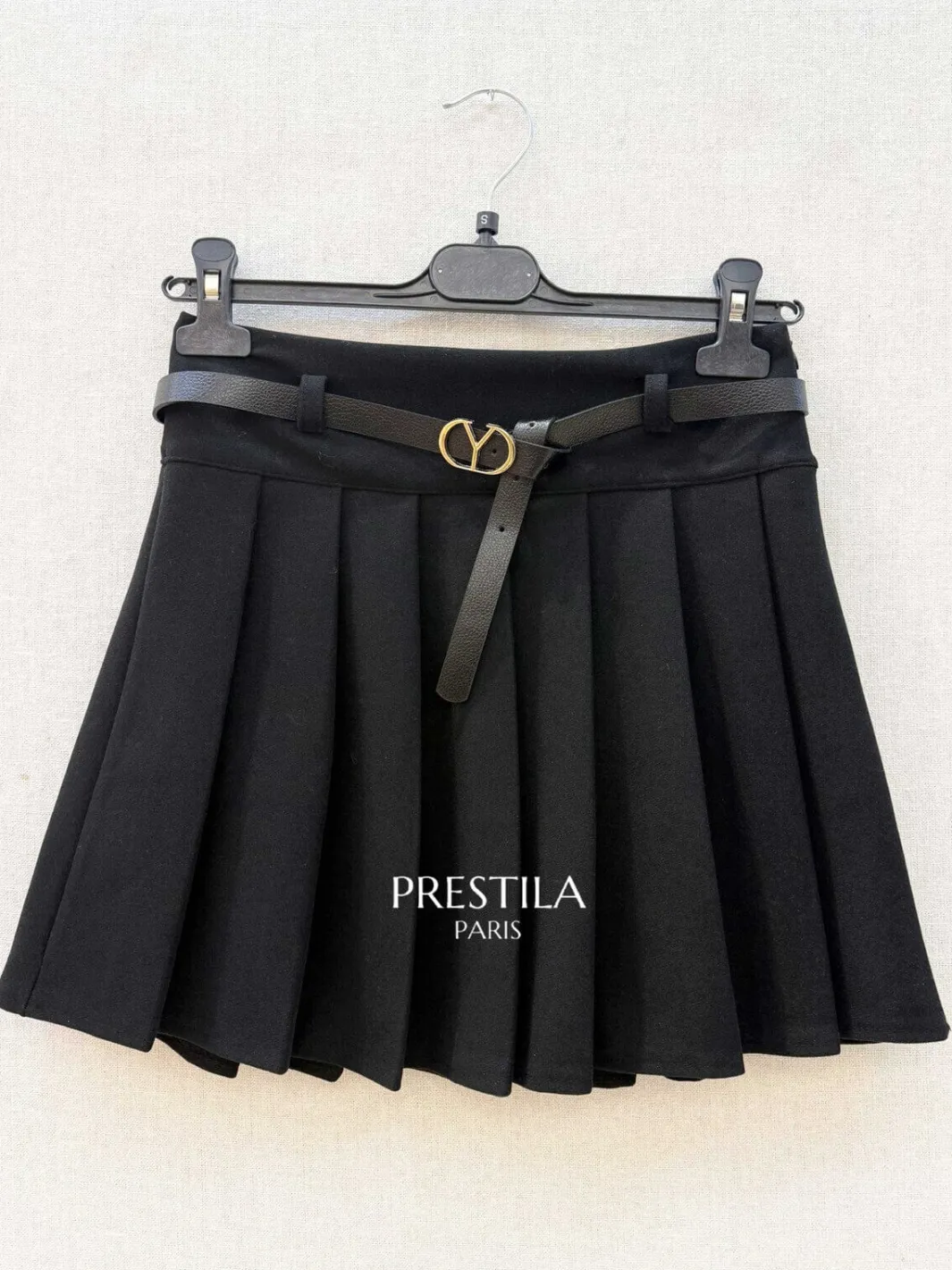 Best A-bee Pleated Skirt CAMILLE Black