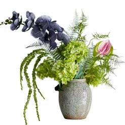 Sale Bloomingville Poetry Buket, Grøn, Kunstige Blomster 82061534 Green