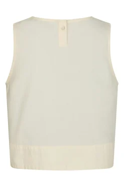Online Neo Noir Polly C Poplin Top Light Yellow