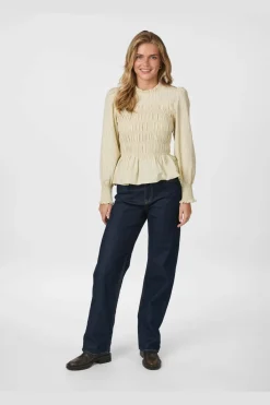 Best Neo Noir Possa Crepe Stripe Blouse 166413 191