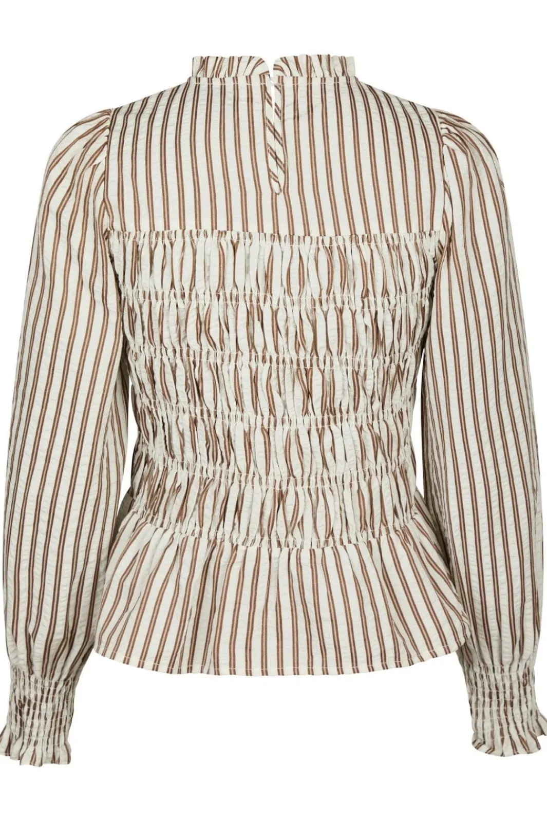 Clearance Neo Noir Possa Twin Stripe Smock Blouse 165011 210
