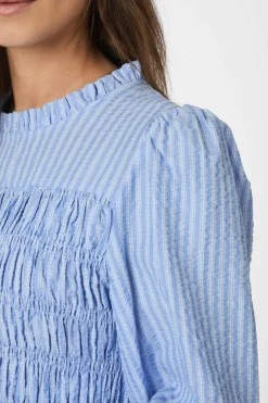 Neo Noir Possa Twist Stripe Blouse 166412 145