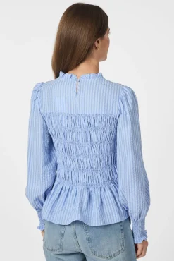 Neo Noir Possa Twist Stripe Blouse 166412 145