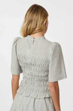 Best Neo Noir Possini Small Check Blouse 165420 122