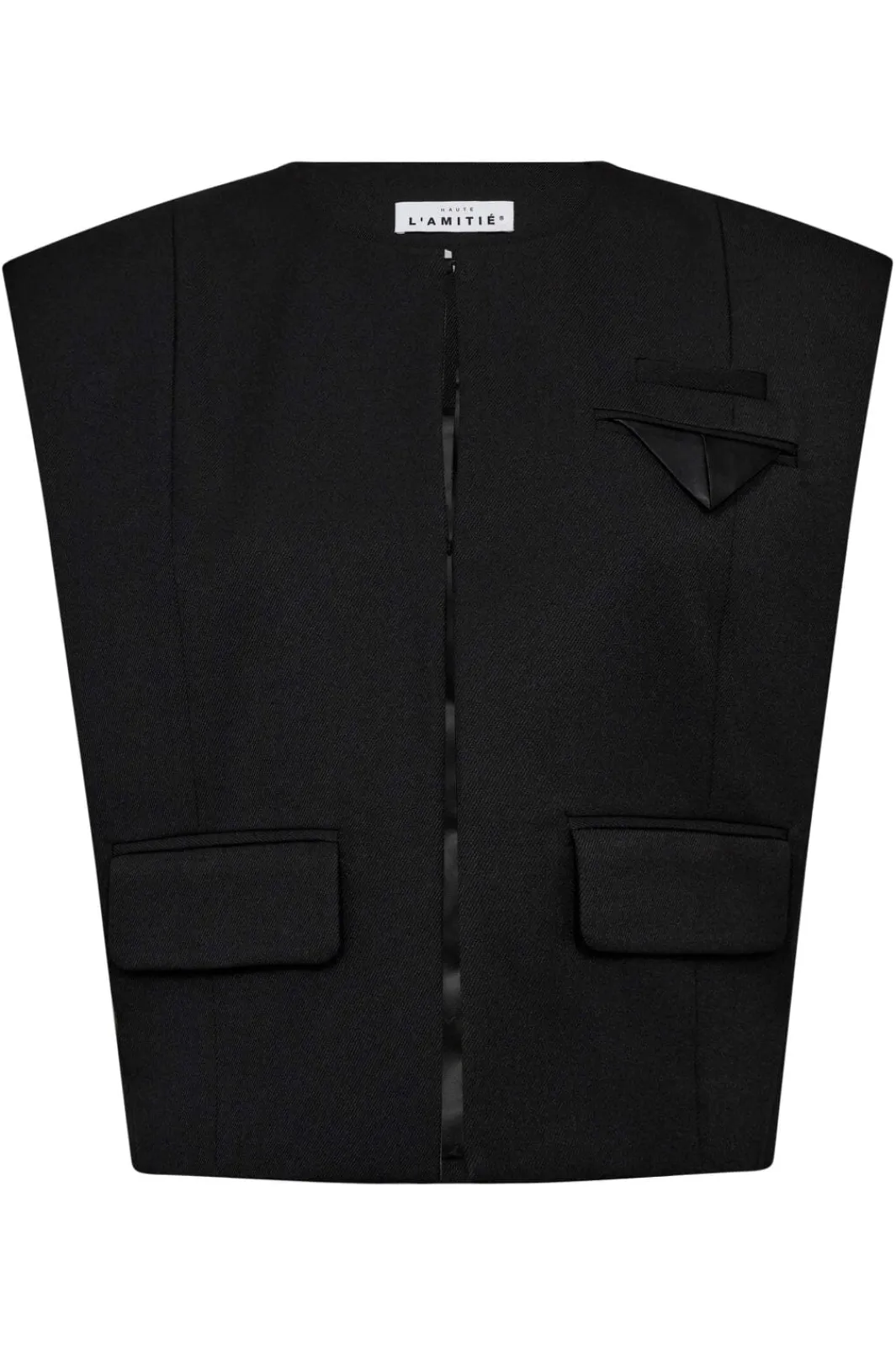 Best Haute L'Amitié Premiere Box Waistcoat HL10162 Black