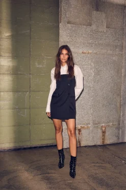 Haute L'Amitié Premiere Corsage Mini Dress HL10367 Black