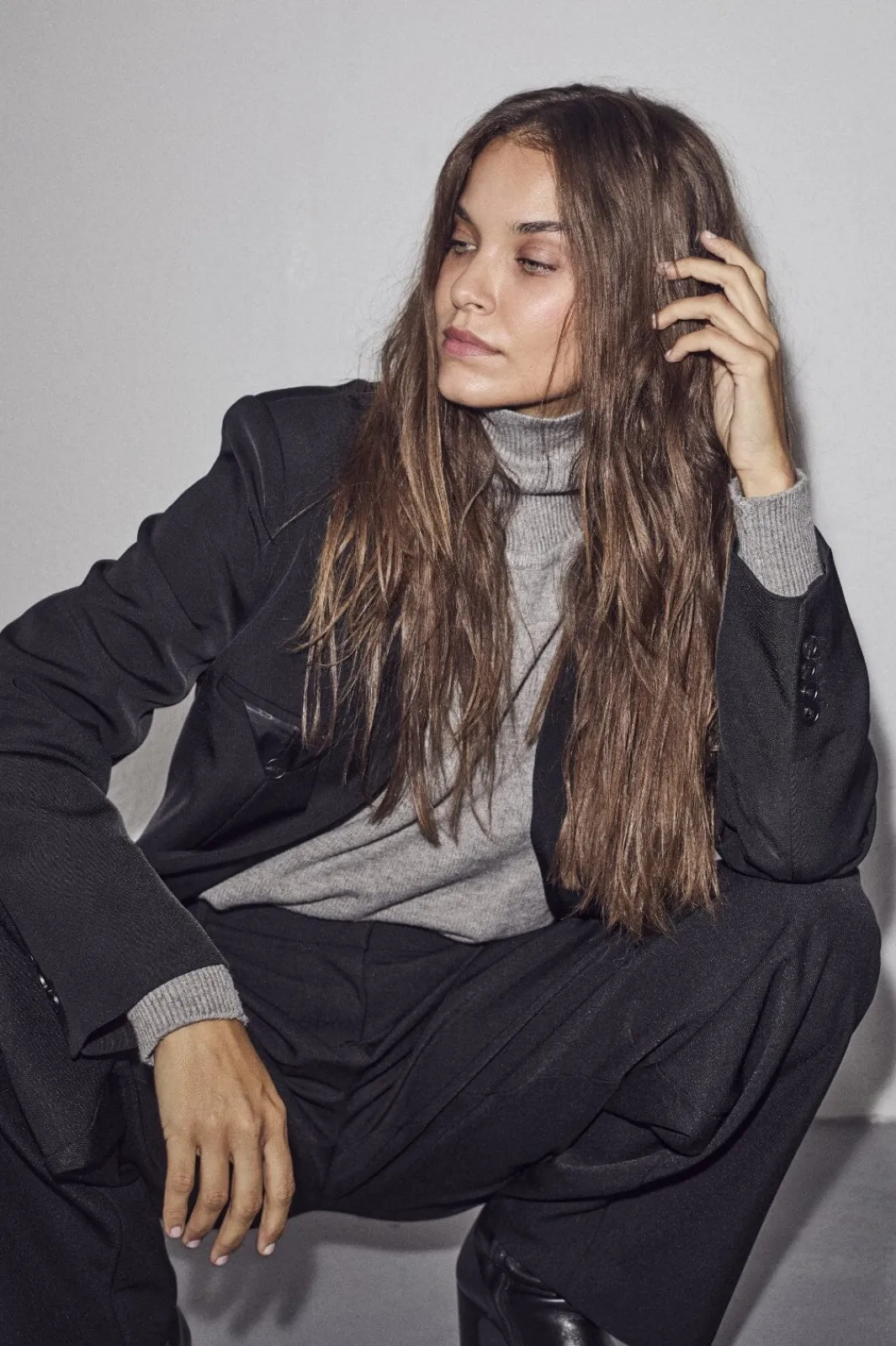 Hot Haute L'Amitié Premiere Single Blazer HL10002 Black