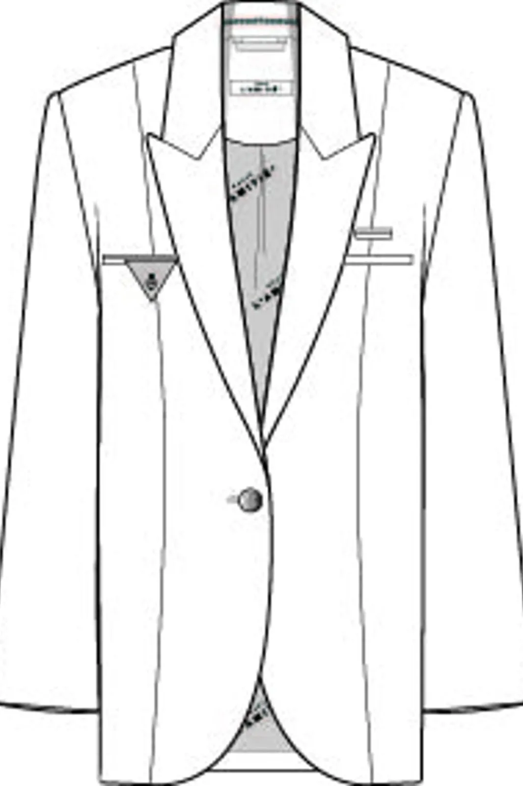 Hot Haute L'Amitié Premiere Single Blazer HL10002 Black