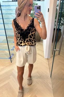 Clearance Valentin Studio Pretty Shorts Off White