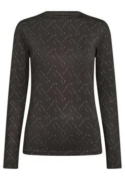 Hot Hype The Detail Printed Blouse 40 Brun