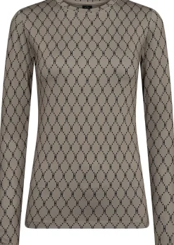 Best Hype The Detail Printed Blouse 200-14 45