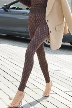New Hype The Detail Printed Legging 200-21 43 Brun