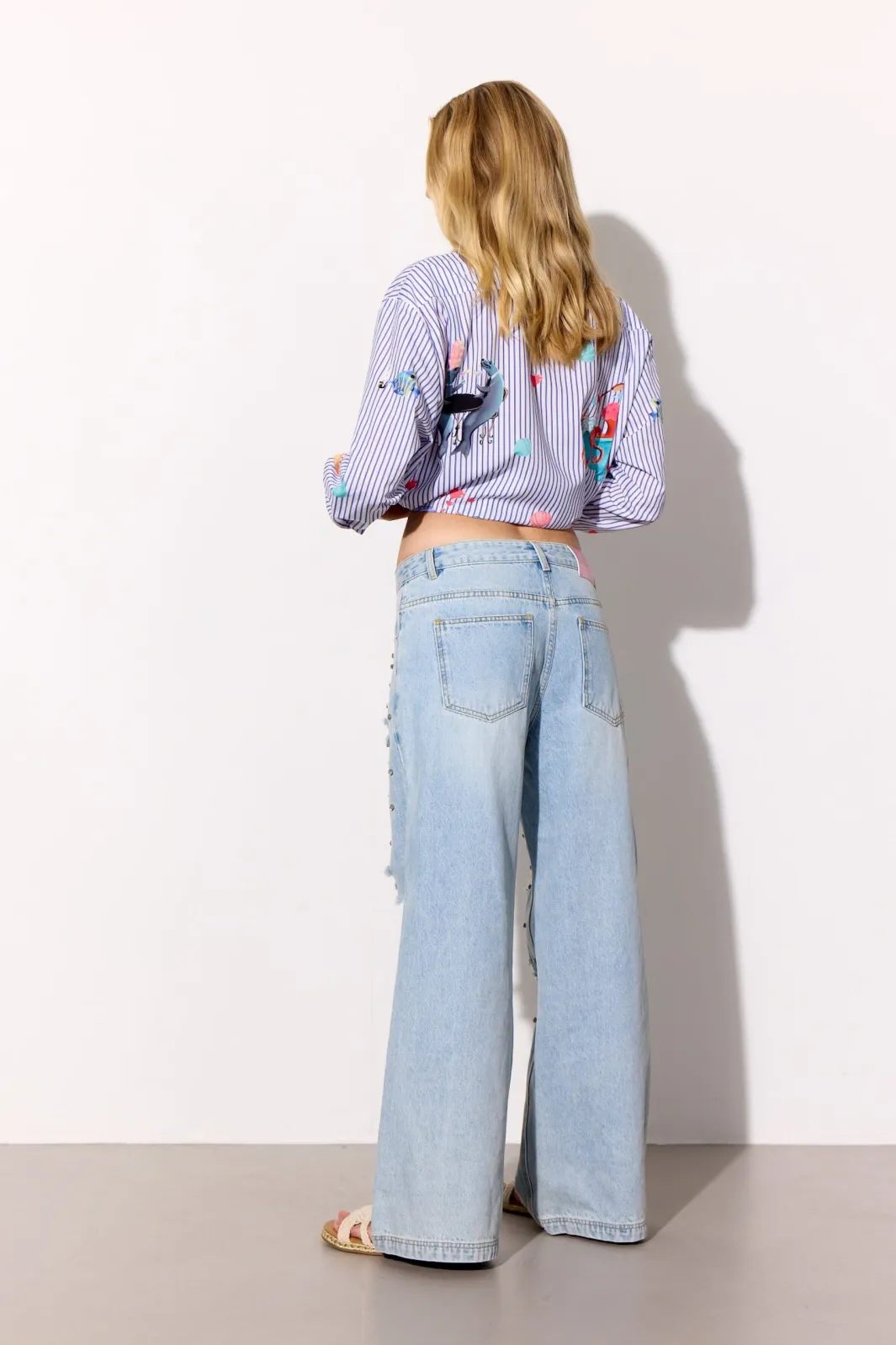 Sale Hunkøn Priya Gem Jeans 26092 Light Denim