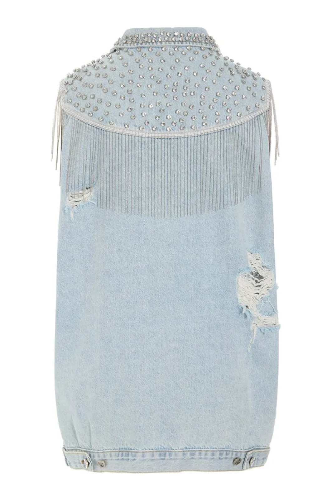 Online Hunkøn Priya Gem Vest 26089 Light Denim